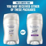 Secret Antiperspirant Clinical Strength Deodorant for Women, Invisible Solid, Sensitive Unscented, 1.6 Ounce (Pack of 3) (Packaging may Vary) - Image 5